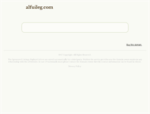 Tablet Screenshot of alfuileg.com